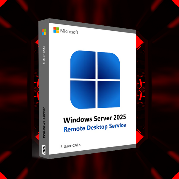 Microsoft Windows Server 2025 Remote Desktop Services 5 User CALs