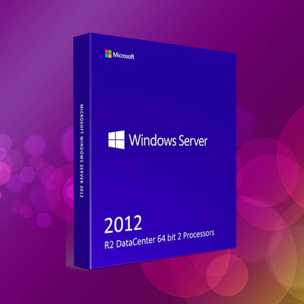 Windows Server 2012 R2 Data Center 64 bit 2 Processors