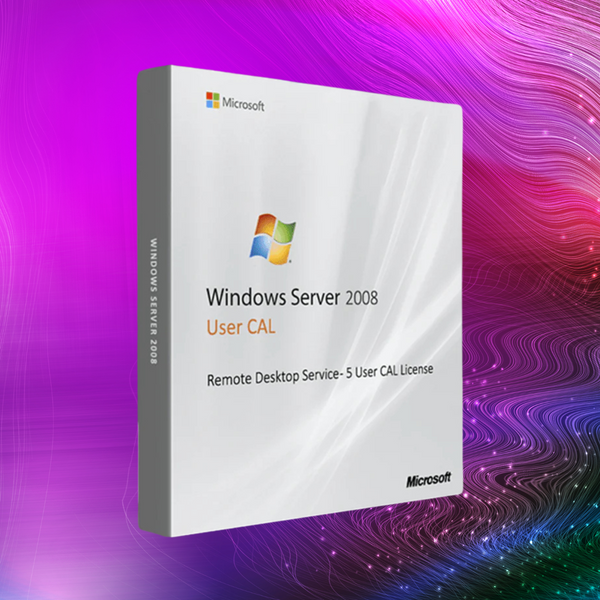 Microsoft Windows Server 2008 Remote Desktop Service - 5 User CAL License