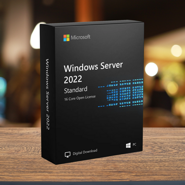 Microsoft Windows Server 2022 Standard - 16 Core - Open License