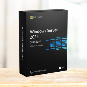 Microsoft Windows Server 2022 Standard - 16 Core + 10 CALs