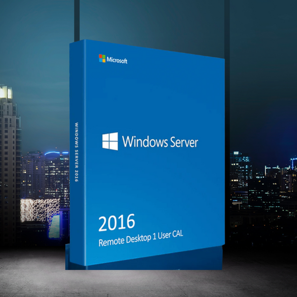 Windows Server 2016 Remote Desktop 1 User CAL