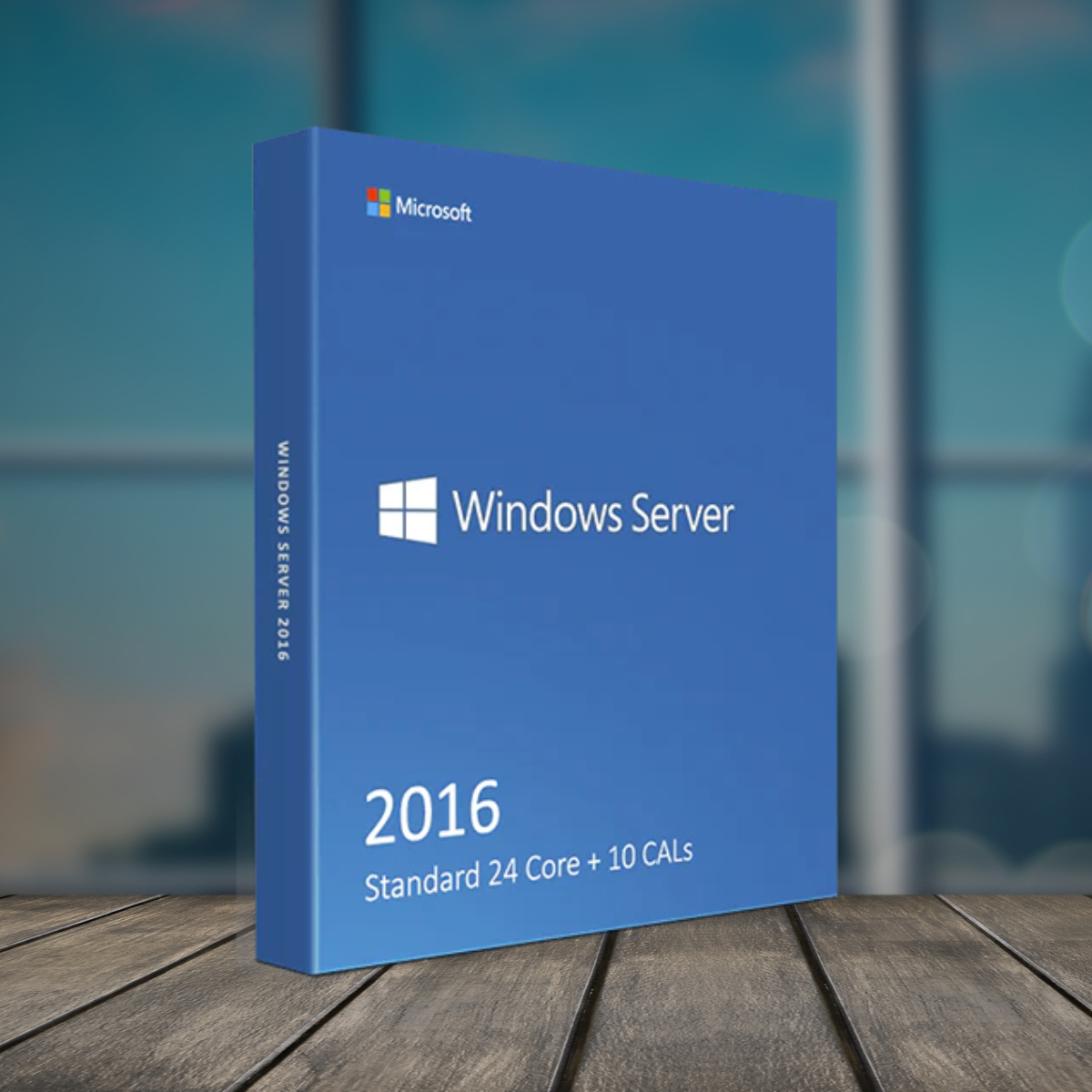 Windows Server 2016 Standard 24 Core + 10 CALs