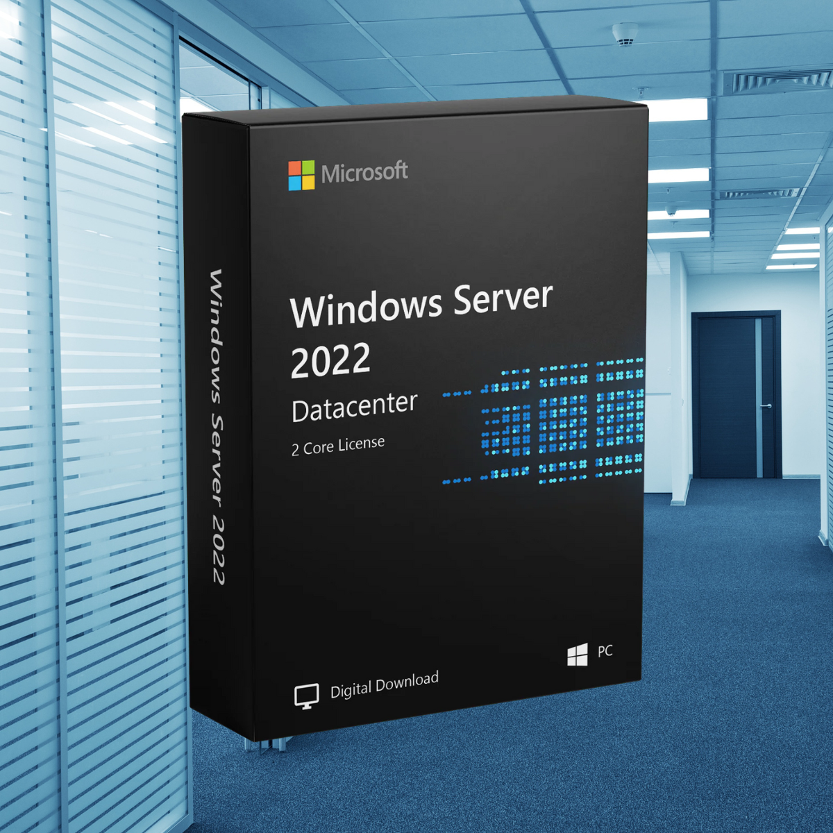 Windows Server 2022 Datacenter - 2 Core License